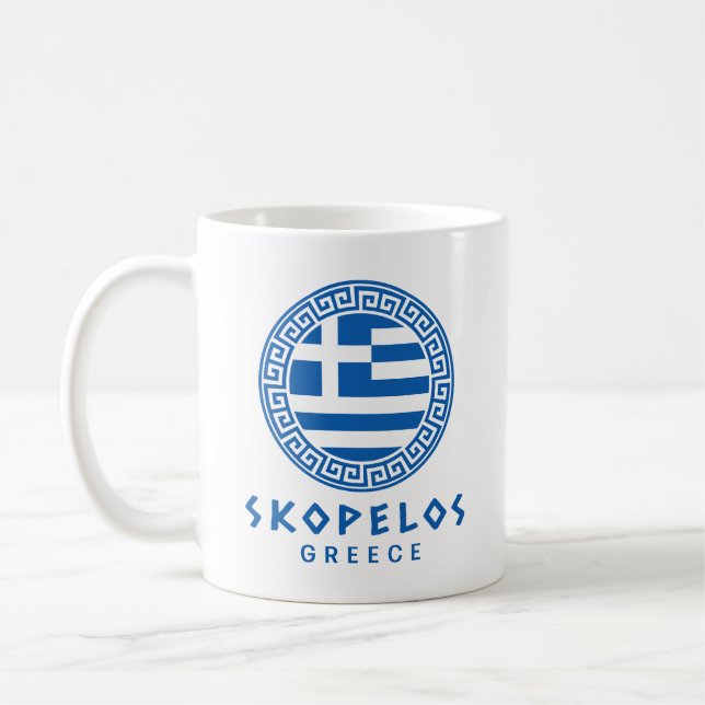 Skopelos, Grekland Kaffemugg (Vänster)