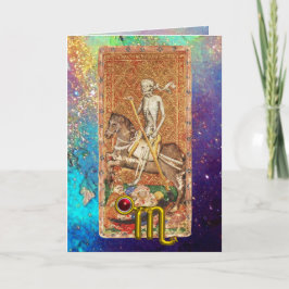 SKOPIO, DÖD,TAROT ASTROLOGY ZODIAC BIRTHDAY KORT