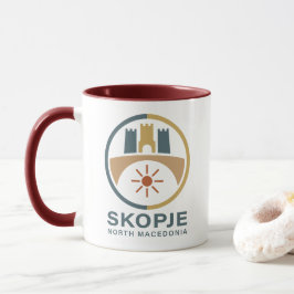 Skopje North Macedonia Europe Mugg