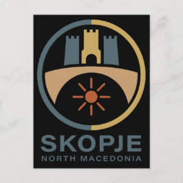 Skopje North Macedonia Europe Vykort