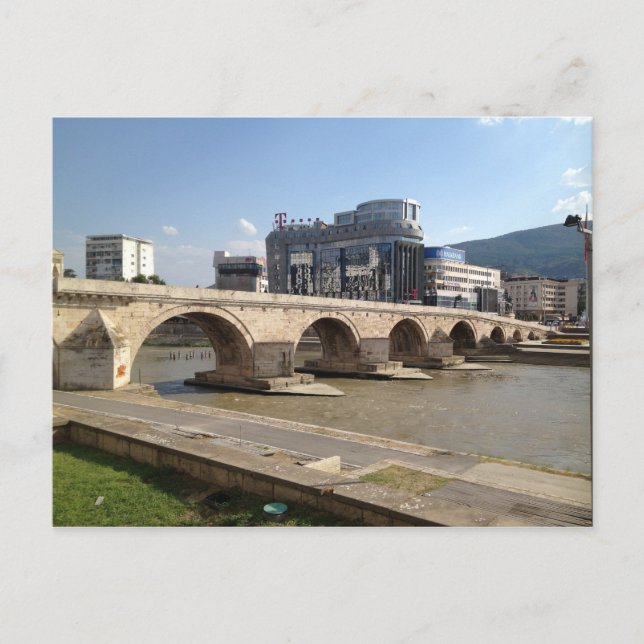 Skopje Vykort (Framsida)