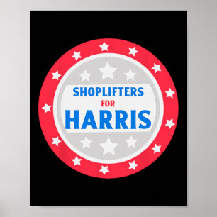 Skopliftare för Harris Funny Donald Trump Poster