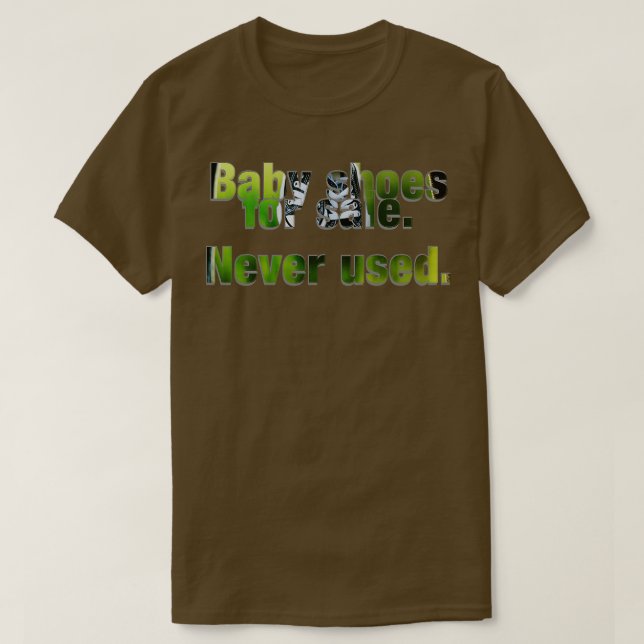 Skor av baby för försäljning Används aldrig T Shirt (Design framsida)