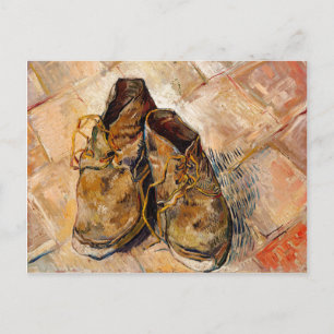 Skor av Van Gogh-målning konst Vykort