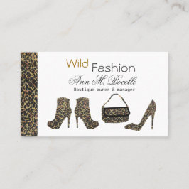 Skor chic moderiktiga damstiletter för mode visitkort