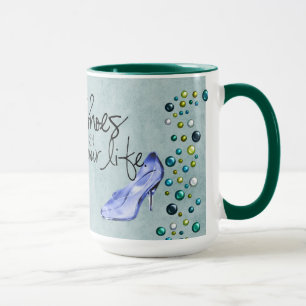 Skor kan förändra ditt liv - Teal Mugg