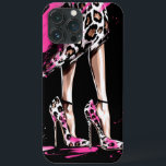 Skor med hög klack, illustration av Mode<br><div class="desc">Skor av leopard mode,  illustration av Mode,  ben av kvinnor i stiletto-klackar</div>