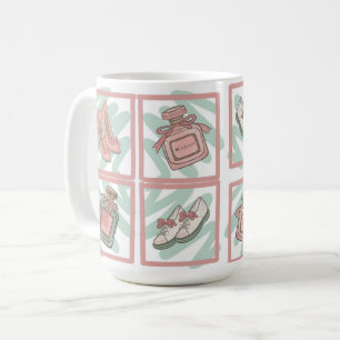 Skor och parfym Skor Älskare Pastellfärger Kaffemugg