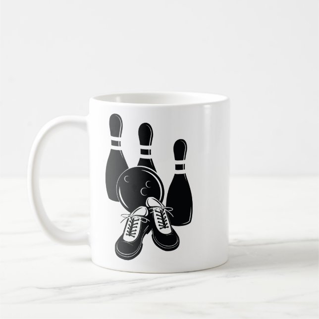 Skor och stift och boll sportkonst kaffemugg (Vänster)