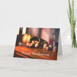 Skörd ännu livstid - hälsningskort för Thanksgivin Helgkort