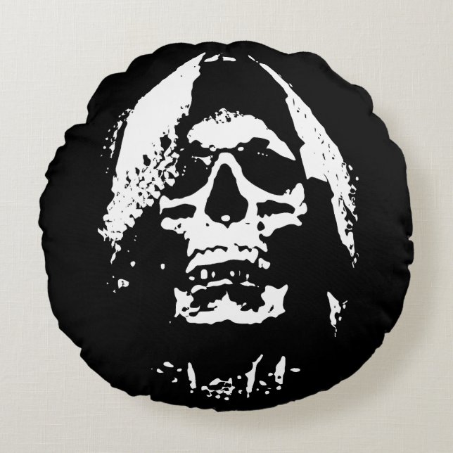 Skörd av själar: fruktbar inkarnat rund kudde (Framsidan)