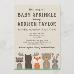 Skörd Baby Sprinkle-inbjudningar Inbjudningar