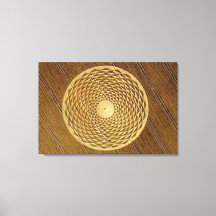 Skörd Circle-36"x24"Gallery Canvas