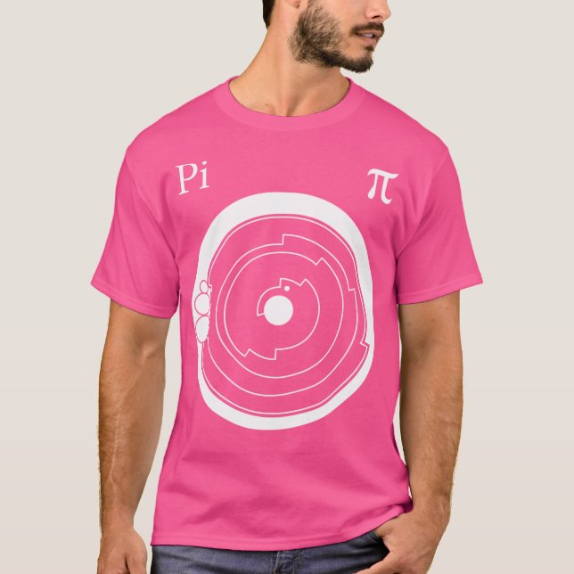 Skörd Circle Art White - Pi T Shirt (Framsida)