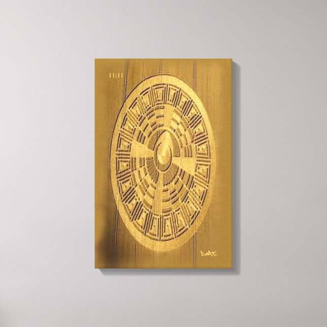 SKÖRD CIRCLE CANVAS DMT ANDLIG GRAFFITI (Framsida)