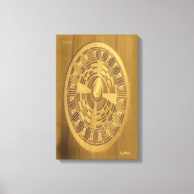 SKÖRD CIRCLE CANVAS DMT ANDLIG GRAFFITI (Framsida)