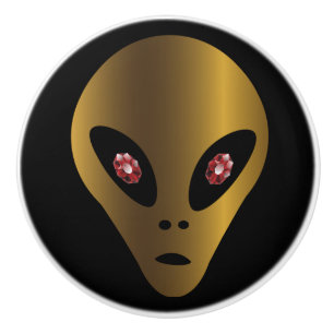Skörd Circle Guld Ancient Alien Knopp