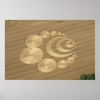 Skörd Circle i Schweiz/Schweiz Poster