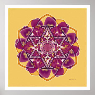 Skörd Circle Mandala 4 Poster