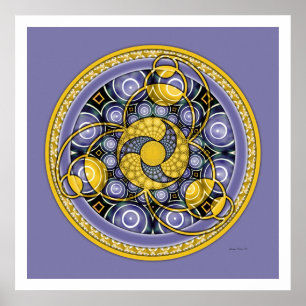 Skörd Circle Mandala 5 Poster