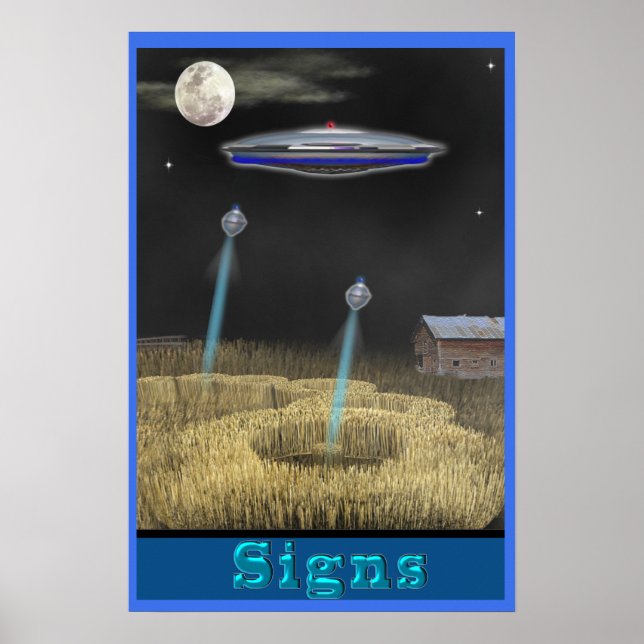 Skörd Circle UFO Poster (Framsidan)