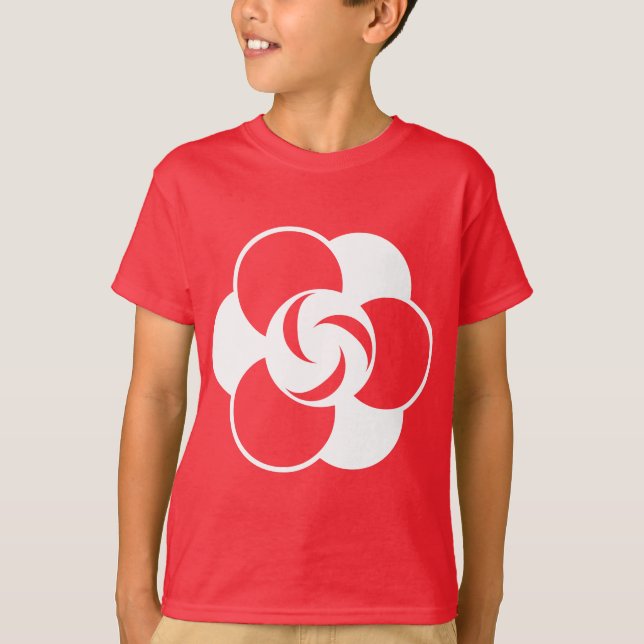 Skörd-cirkel 04 t-shirt (Framsida)