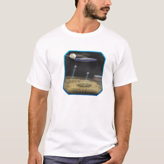 skörd cirkel ufo t-shirt (Framsida)