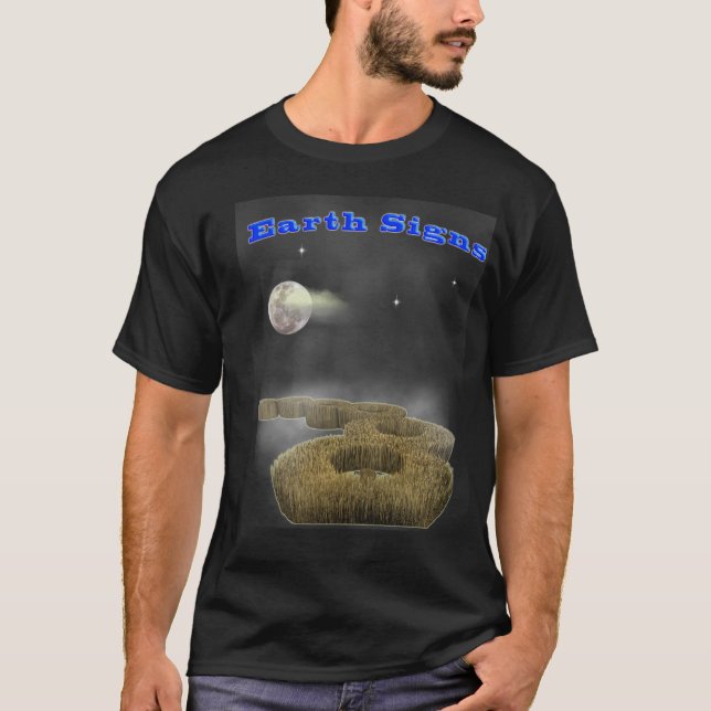 skörd cirkel ufo t-shirt (Framsida)