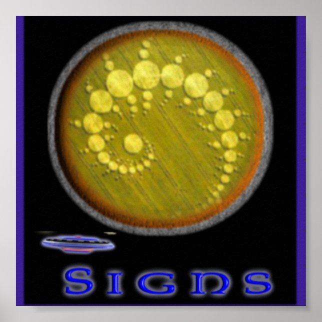 Skörd-cirklar poster (Framsidan)