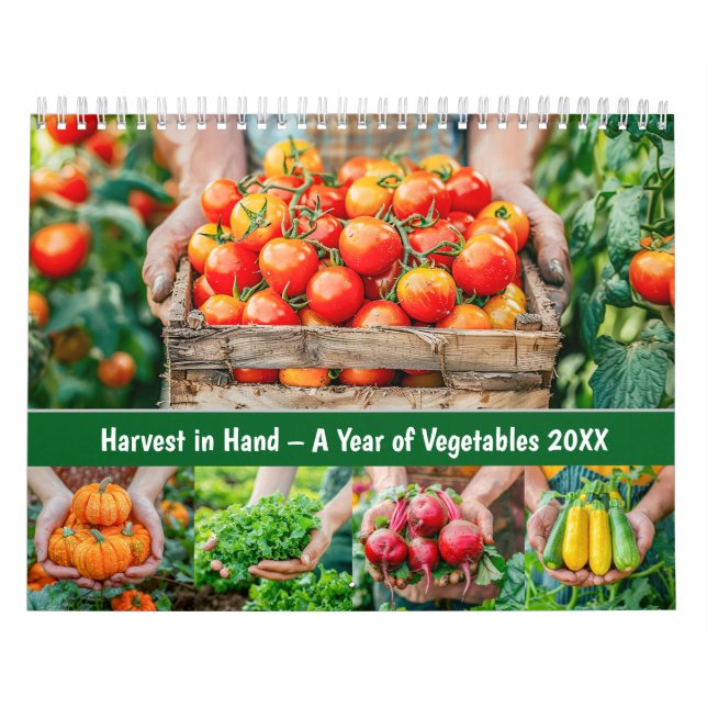 Skörd i Hand – Ett År av Grönsaker Kalender (Omslag)
