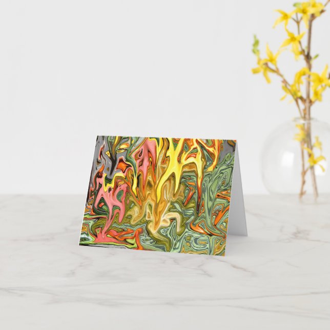 Skörd.. Kort (Gul blomma)