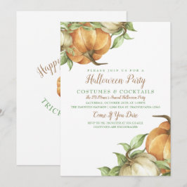 Skörd Pumpkin-inbjudan Inbjudningar