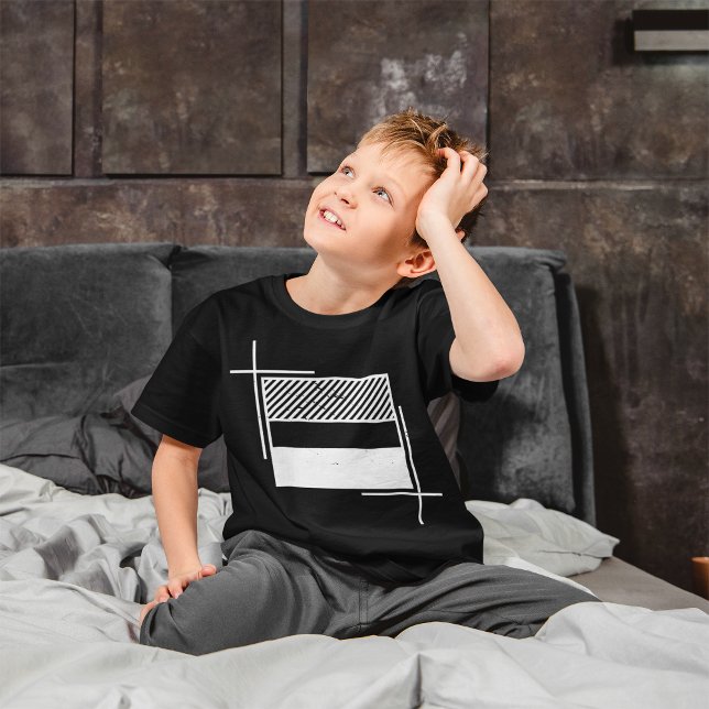 Skörd Shot T Shirt (Kid waking up from bed and thinking about his funny dream and smiling )