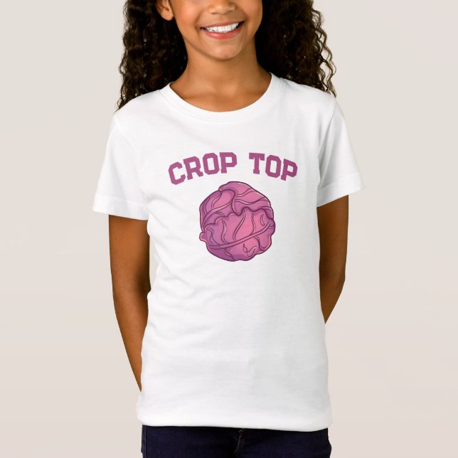 Skörd Top, Red Cabbage Vegetables, LUNT Kids' T Shirt (Framsida)