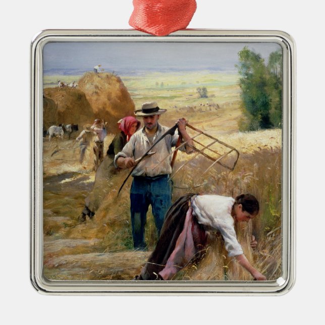 Skörda Julgransprydnad Metall (Framsidan)