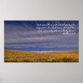 Skörda skriptinspiration - Poster