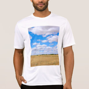 Skördade vete fält t shirt