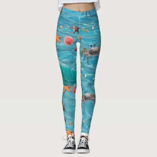 Skördar för havslevande organismer leggings