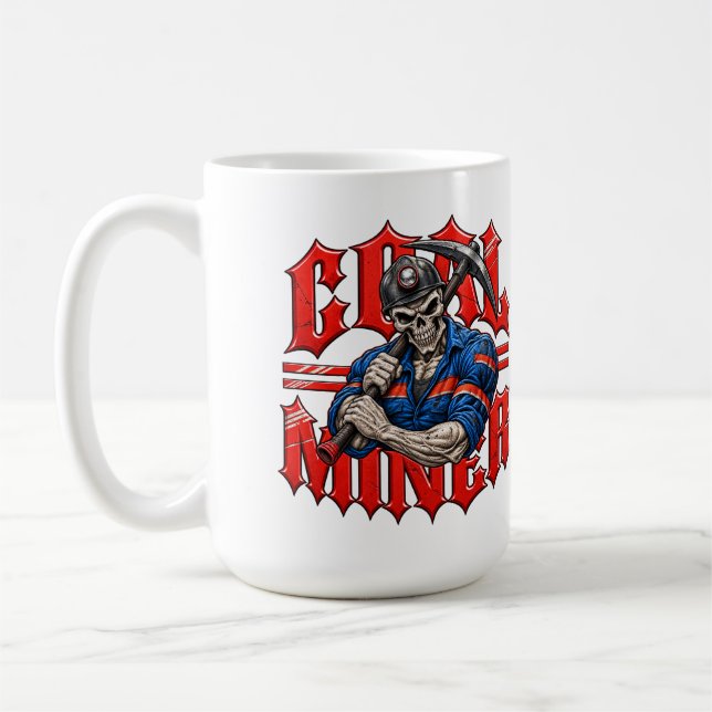SKÖRDARKOLGRUVARBETE KAFFEMUGG (Vänster)