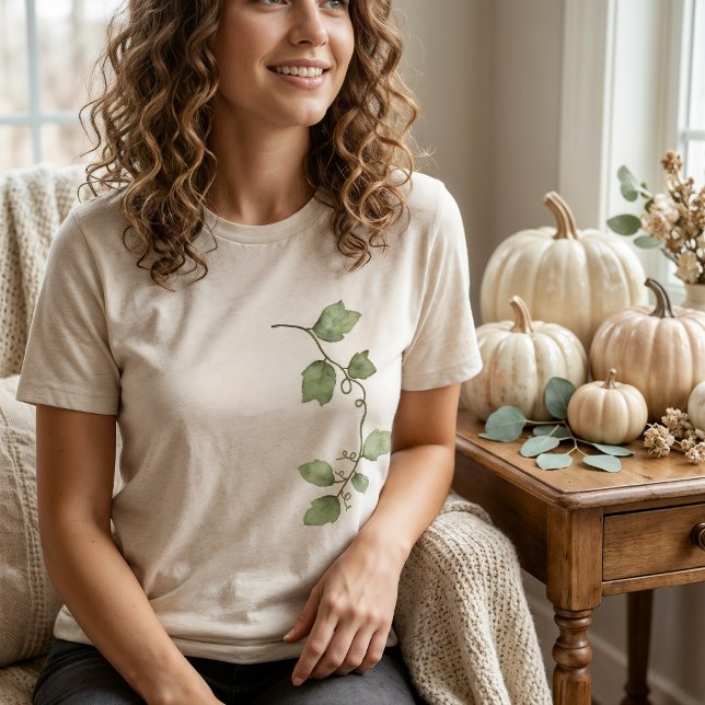 Skörde Vin Botanisk Grafisk T-Shirt (Skapare uppladdad)