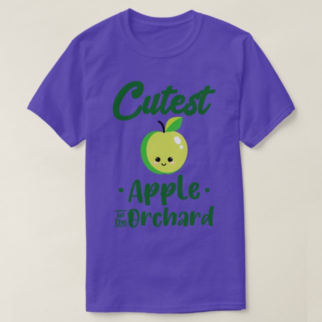 Skördeäpple i fruktfruktfruktsfruktsfruktsfruktsde t shirt (Design framsida)