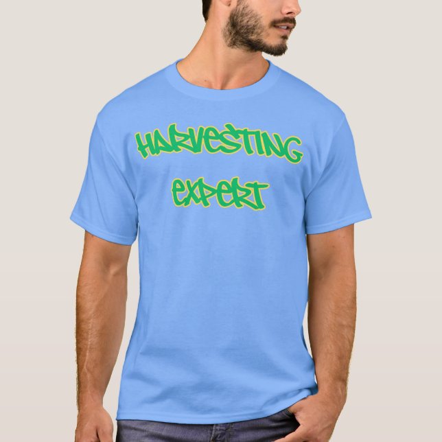 Skördeexpert - årgångsvin t shirt (Framsida)