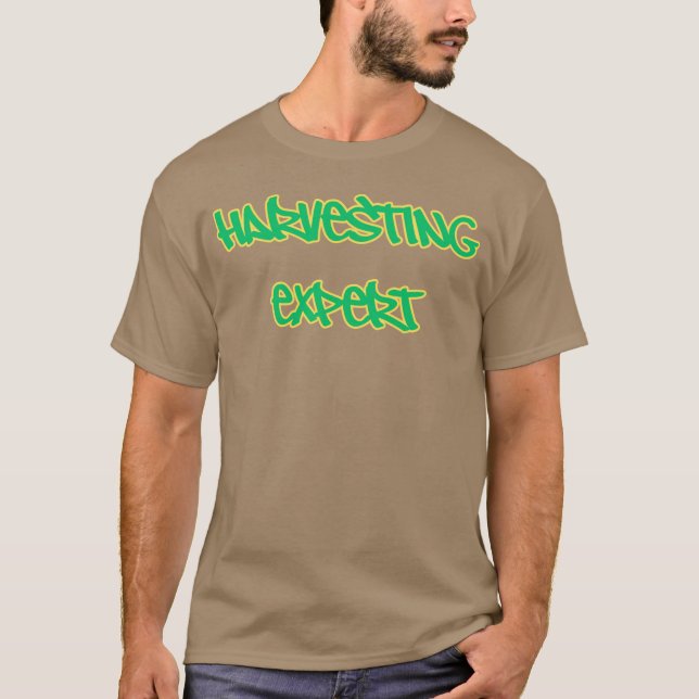 Skördeexpert T Shirt (Framsida)