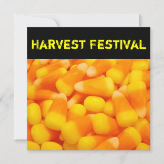 Skördefest Inbjudan Meddelanden Godis