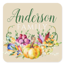 Skördefestbukett Familjenamn Höst