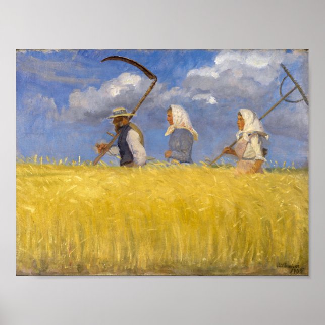 Skördefolk | Anna Ancher | Poster (Framsidan)