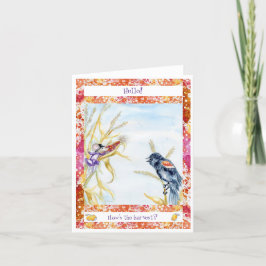 Skördekort Tack Kort