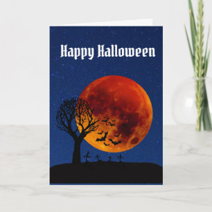 Skördemånadens Halloween Kort