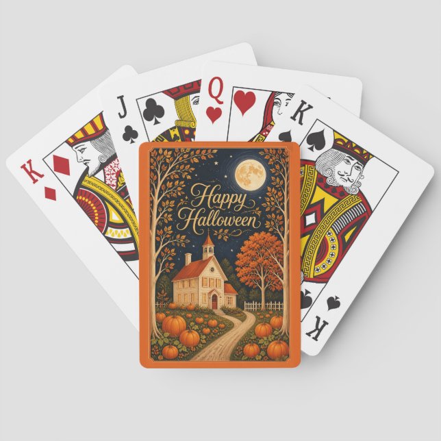 Skördemånadens herrgård casinokort (Baksidan)