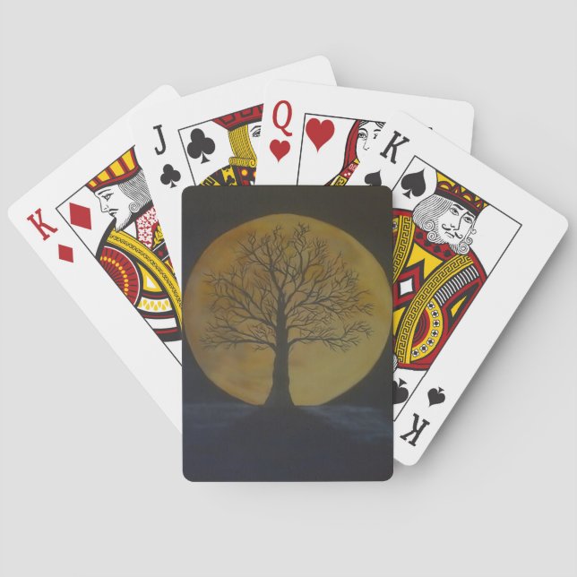 Skördemåne Spel Kort (Baksidan)
